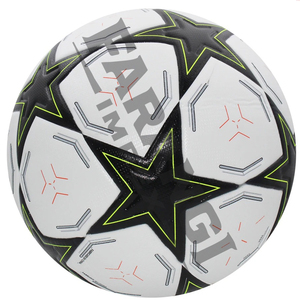 Ballon de football officiel de la Ligue des Champions 2026-27 personnalisé, motif blanc, noir, vert, durable, haute rétention d'air, style classique - Product Image 1
