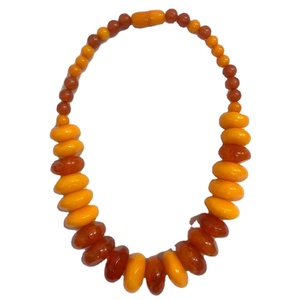 สร้อยคอเรซิ่นอีพ็อกซี่สีเขียวประดับลูกปัดลายทองคุณภาพสูง เครื่องประดับสำหรับงานปาร์ตี้ จากผู้ส่งออกชาวอินเดีย - Product Image 1