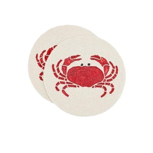 Stylish Seed <b>Beads</b> Beaded Embroidery Placemats <b>Set</b> Elegant Handmade Seed <b>Beads</b> Embroidered Dining Placemats - Product Image 2