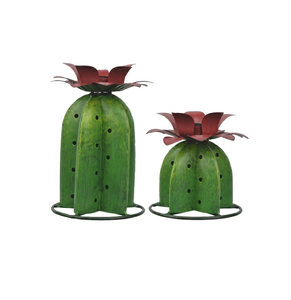 Piquets de jardin en fer forgé 3D en forme de fleurs (lot de 3) - Product Image 4