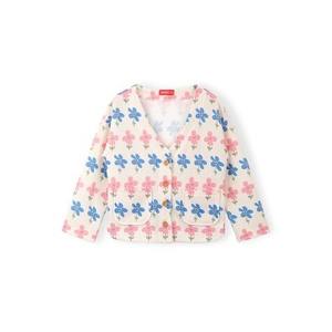 Blazer de style coréen OZKIZ pour filles, veste motif jardin de fleurs pour enfants de 2 à 6 ans, collection printemps/automne, mode enfantine en gros - Product Image 1