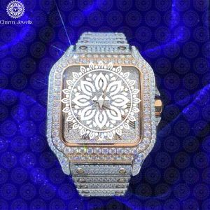 Reloj Charm Jewells de lujo de acero inoxidable, 40mm, analógico, mecánico, para hombres y mujeres, moda, cristal de zafiro de alta calidad, 10 Bar, resistente al agua - Product Image 1
