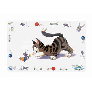 Comic Cat Placemat 44 X 28 cm <b>Pet</b> <b>Mats</b> & <b>Pads</b> - Product Image 1