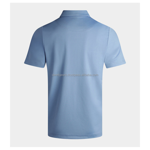 Camisas para Hombre al por Mayor, Logotipo Personalizado Bordado en la Espalda, Seda/Algodón de Secado Rápido, Fabricante de Ropa OEM al por Mayor - Product Image 2