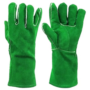 Guantes de Seguridad de Cuero Reforzado de Alta Calidad para Soldadura, Bomberos, Barbacoa, Protección Industrial de Manos - Product Image 4