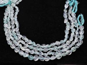 ลูกปัดโทแพซสีขาว AAA รูปทรงก้อนไม่เรียบ ขนาด 8x11-9x12 มม. ลูกปัดพลอยโทแพซสีขาว 12 นิ้ว ลูกปัดโทแพซสีขาวธรรมชาติ - Product Image 4