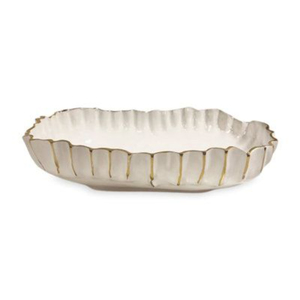 Centre de table en métal de qualité supérieure, 3 compartiments, finition plaquée or, aspect attrayant, pour servir des aliments, bols de service - Product Image 6