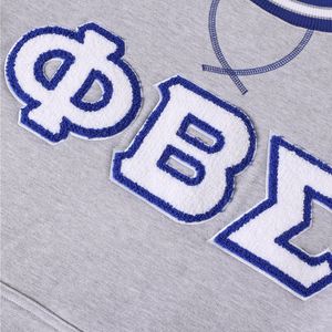 Sudadera de Cuello Redondo con Letras Blancas de Phi Beta Sigma para Hombre, Ajuste Cómodo, Tela Premium, Ropa Casual de Fraternidad Griega - Product Image 5
