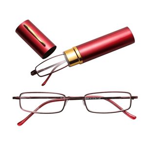 Gafas de lectura de viaje clásicas HD Spring Compact Slim Design con estuche Lectores compactos y elegantes - Product Image 4