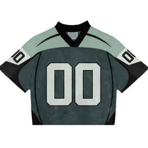 Maillots de football en mesh de qualité supérieure, coupe ample, style streetwear, 100% polyester, imprimés par sublimation, maillots de football courts - Product Image 4