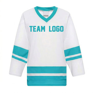 New 2026 Design Your Own Logo Printed Ice Hockey Jersey 100% Polyester Breathable & Quick Dry Anti-Bacterial Custom Team Name - Product Image 2