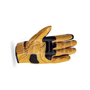 Gants de moto unisexes en cuir respirant, à séchage rapide, de haute qualité, antidérapants, pour usage sportif, fabriqués au Pakistan - Product Image 5