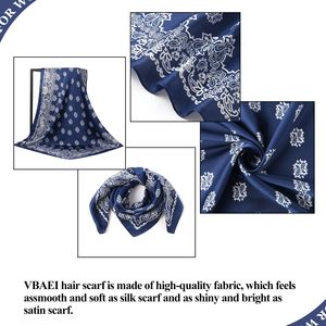Fashion Satin Hair Scarf for Women Sleeping <b>Head</b> <b>Wrap</b> Bulk Order - Product Image 6