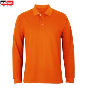 เสื้อโปโลแขนยาวแฟชั่นสำหรับผู้ชาย ผู้ผลิตโลโก้ตามสั่ง - Product Image 1