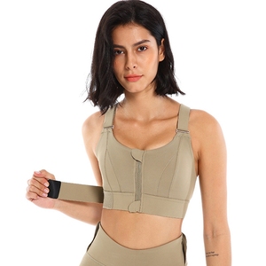 Soutien-gorge de sport pour femme à maintien élevé, respirant, compressif, pour entraînement, vêtements de sport pour la gym et le fitness, soutien-gorge de sport sans couture pour femme - Product Image 1