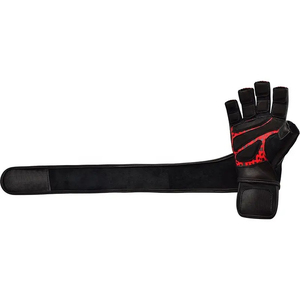 Gants de musculation pour hommes et femmes, excellente adhérence, légers, en PU, demi-doigts, fermeture à boucle, gants de sport - Product Image 1