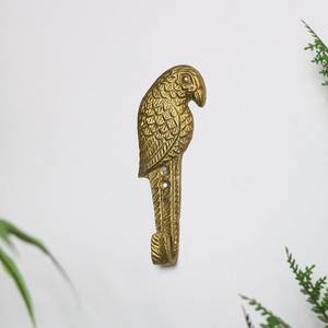 Antique <b>Gold</b> Metal <b>Wall</b> <b>Hooks</b> Set Starfish Seahorse Lobster Animal Pattern Vintage Style For Clothing Storage - Product Image 2