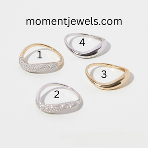 925 Sterling <b>Silver</b> Geometric <b>Ring</b> Minimalist Stackable Band Elegant Daily Wear Jewelry for Women - Product Image 1