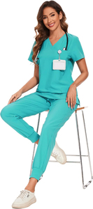 Uniforme Médico para Enfermeras OEM, Uniforme de Enfermera con Diseño Moderno, Conjuntos de Uniformes de Tela de Poliéster - Product Image 6