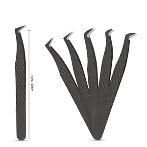 Pinces à épiler pour extensions de cils en acier inoxydable de précision, série Elite pour experts en beauté, alignement parfait - Product Image 4