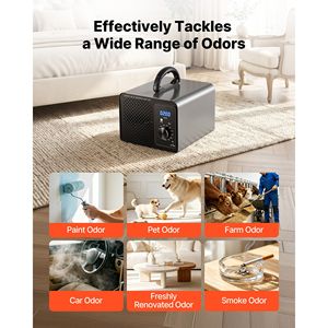 Generador de Ozono Comercial de 36000mg/h con Temporizador de Arranque Retardado de 15s y Perilla Codificadora Rotatoria para Tratamiento de Olores, Alimentación Eléctrica Cíclica - Product Image 6