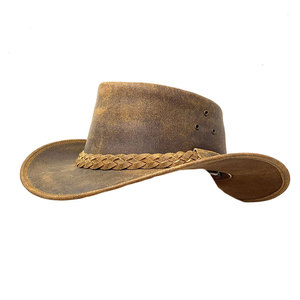 Custom Made Cowboy <b>Hat</b> With Vintage <b>Western</b> Design Felt Fabric Wide Brim And Decorative Band Cowboy <b>Hat</b> - Product Image 1