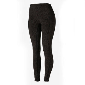 Leggings de Yoga Casuales para Mujer, Cintura Alta, Forro Polar Grueso, Spandex/Nailon 200g, Transpirables, Ligeros, Duraderos, Cómodos, con Silicona - Product Image 2