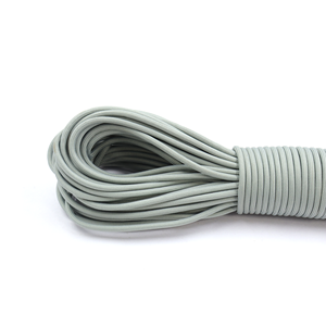 Gray 4mm Paracord <b>Rope</b> 550 Type Nylon Utility Cord for Camping, Survival, Craft and DIY Use - Product Image 3