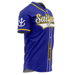 Camiseta de Béisbol Personalizada de Alta Calidad, Impresa, Transpirable, de Poliéster, Cuello en V, Unisex, Ropa Deportiva de Softbol, Venta al Por Mayor - Product Image 3