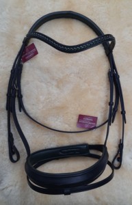 Belle qualité équestre cheval couronne spectacle maître bride en cuir noir et métal Headstall avec Logo personnalisé pour l'équitation - Product Image 3