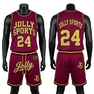 Mens Basketball Jersey Short <b>Set</b> 150 GSM Breathable Polyester Mesh Yellow Trim Panels Custom Logo Print men short <b>set</b> for men's - Product Image 5