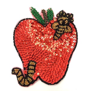 Patch brodé de perles de qualité supérieure pour accessoires de mode – Applique élégante en forme d'oiseau brodée de perles de rocaille - Product Image 6