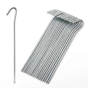 สมอบกสแตนเลส 13 นิ้ว สำหรับตั้งแคมป์กลางแจ้งทุกฤดู ด้ามจับโลหะ แบบ DIY - Product Image 5