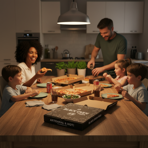 Custom Printing Personalized <b>Pizza</b> <b>Box</b> for Takeaway <b>Pizza</b> Packaging with Corrugated Paper and Logo Printing - Product Image 6