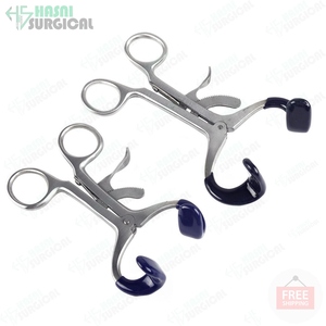 เครื่องมือผ่าตัดทางทันตกรรม BLACK MOLT MOUTH GAG ขนาด 3.5 นิ้ว ทำจากสแตนเลส ได้รับการรับรองมาตรฐาน CE รุ่น HS-D-515 โดย Hasni Surgical พร้อมโลโก้ลูกค้า - Product Image 1