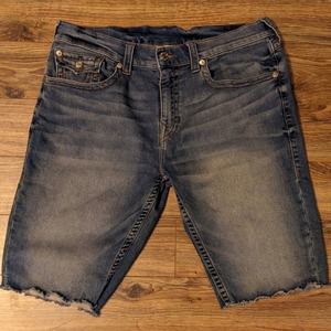 Shorts de Mezclilla para Hombre, Estilo Vintage, Lavado Ácido, Color Sólido, para Verano, Trabajo, Estilo Urbano, Cintura Media, Secado Rápido, Transpirable, Venta al Por Mayor - Product Image 1