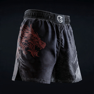 Pantalones Cortos de Kickboxing, Pantalones Cortos de Muay Thai, Pantalones Cortos de MMA Sublimados, Pantalones Cortos de Compresión para Entrenamiento de Lucha y Grappling - Product Image 2