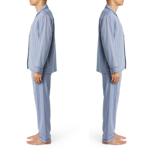 Ensemble de vêtements de nuit pour homme, vêtements de détente doux, pantalon à manches longues, cardigan, pyjama, ensemble de nuit imprimé, taille plus, ensemble de vêtements de nuit tendance - Product Image 3
