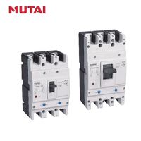 MUTAI 4P Disjoncteur de sécurité MCCB réglable Disjoncteurs électriques à boîtier moulé mccb