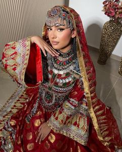 Nouvelles robes afghanes vintage KUCHI brodées à la main pour femmes, style moderne, dans différents modèles et couleurs - Product Image 5