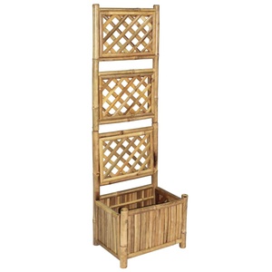 Pot de plante en bambou écologique tendance, fait main, pas cher, pour la décoration intérieure et extérieure de la maison et du jardin - Product Image 4