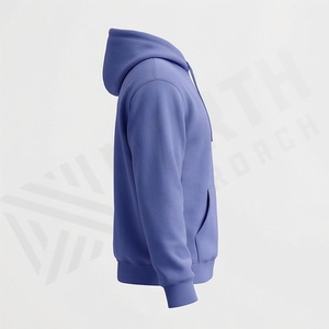 Sudadera con Capucha Oversize Unisex de Otoño, Bordada, de Algodón y Felpa, Estilo Urbano, Ajuste Holgado, Color Personalizable, Suave al Tacto - Product Image 3