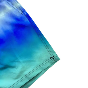 Compre Ahora Pantalones Cortos Deportivos Tie Dye para Hombre, Azules, Casuales, de Verano, para Fitness, OEM, ODM, Logotipo Personalizado, Proveedor Mayorista - Product Image 5