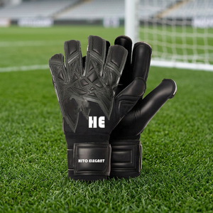 Gants de gardien de but professionnels en latex allemand antidérapants de qualité supérieure, ajustement précis, guide des tailles et de l'adhérence pour gardiens de but - Product Image 2