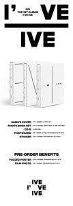 IVE - อัลบั้มชุดที่ 1 [ I'VE IVE ] อัลบั้มเคป๊อปขายดีที่สุดในเกาหลี - Product Image 4