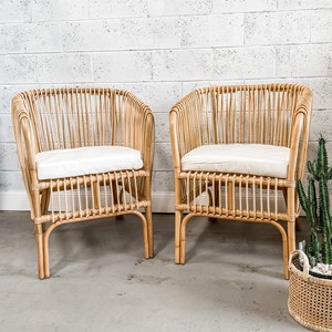 Luxury rattan <b>cane</b> <b>chairs</b> good deal wholesale handcrafted <b>chair</b> set for kitchen dining area - Product Image 1