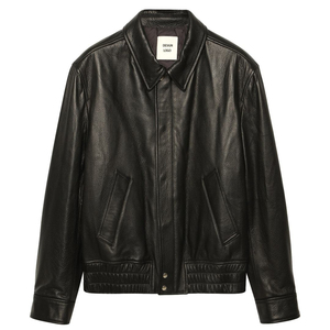 OEM Supply Wholesale Design logo <b>Winter</b> Windbreak <b>Thick</b> Leather Jacket <b>Coat</b> Men's High-end Trendy Big Brand Men's <b>Coat</b> - Product Image 1