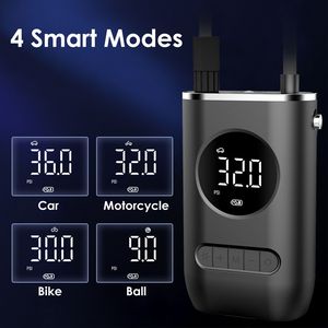 Bomba de Aire Eléctrica Inalámbrica Portátil de 150 PSI, Inflador de Neumáticos de Coche con Luz LED, Compresor de Aire Eléctrico para Coche - Product Image 3