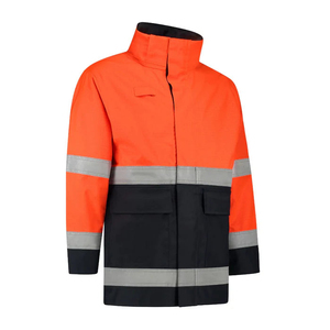 wholesale New Custom CLASS 2 Waterproof High Visibility Winter Construction Hi Vis 2 tone Reflective Safety <b>Jacket</b> for mens - Product Image 5