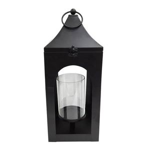 Linterna redonda pequeña con revestimiento azul para la sala de estar del hogar y la decoración de mesas de boda, iluminación de suelo, uso decorativo, linterna de metal. - Product Image 4